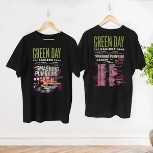 Green Day The Saviors 2024 Tour , Green Day Band Graphic 2 Sided